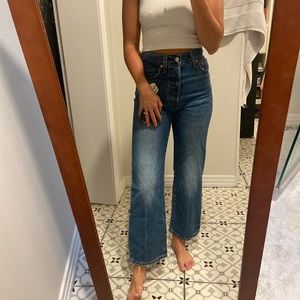 NWT Levi’s ribcage straight ankle jeans size 24x27